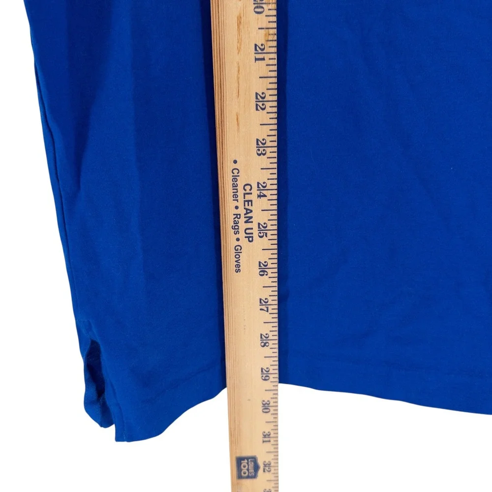 Polo Golf Ralph Lauren Polo Shirt Men's Large Blue Pima Cotton Short Sleeve Pony